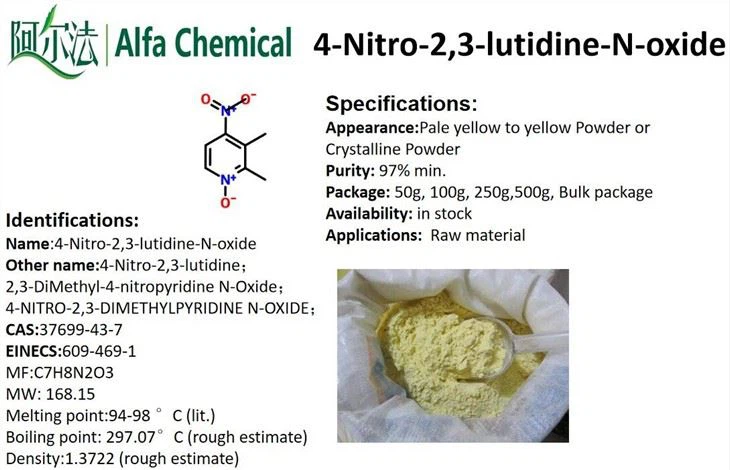 4-Nitro-2,3-lutidine-N-oxide In Stock CAS NO.37699-43-7