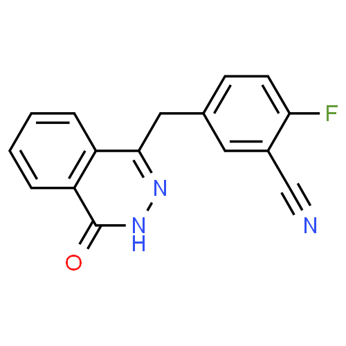 CAS 1021298-68-9 | 2-Fluoro-5-((4-oxo-3,4-dihydrophthalazin-1-yl)Methyl)benzonitrile
