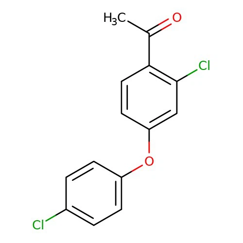 CAS:119851-28-4 | 1-[2-Chloro-4-(4-chlorophenoxy)phenyl]ethan-1-one