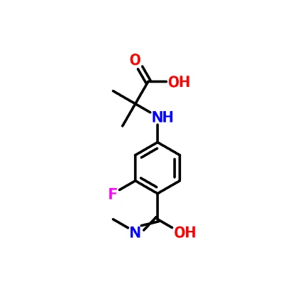 CAS 1289942-66-0 | N-[3-Fluoro-4-[(methylamino)carbonyl]phenyl]-2-methylalanine
