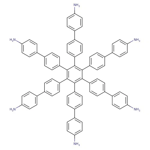 CAS:1355992-59-4 | 3'',4'',5'',6''-Tetrakis(4'-amino[1,1'-biphenyl]-4-yl)-[1,1':4',1'':2'',1''':4''',1''''-Quinquephenyl]-4,4''''-diamine