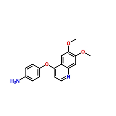 CAS 190728-25-7 | BenzenaMine, 4-[(6,7-diMethoxy-4-quinolinyl)oxy]-