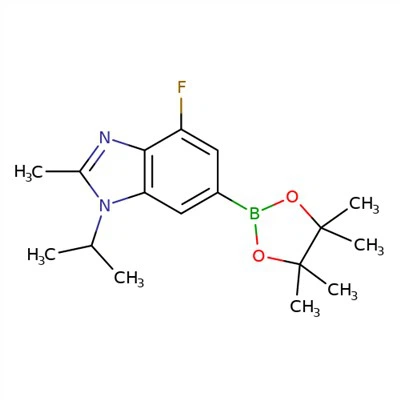 CAS:1231930-37-2 | 4-Fluoro-2-methyl-1-(1-methylethyl)-6-(4,4,5,5-tetramethyl-1,3,2-dioxaborolan-2-yl)-1H-benzimidazole