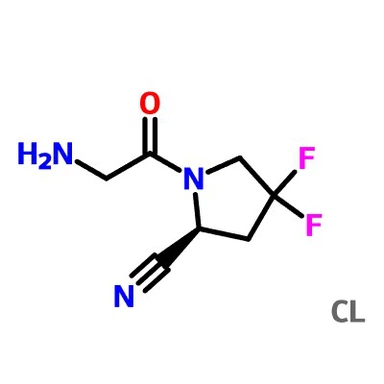CAS:1448440-51-4 | (S)-1-(2-aminoacetyl)-4,4-difluoropyrrolidine-2-carbonitrile Hydrochloride