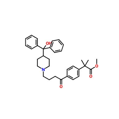 CAS 154477-55-1 | Methyl-4-4(4-hydroxy Diphenyl-methyl)-piperidine-1-oxobutyl-2-2-dimethyl Phenyl