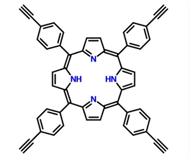 CAS 160240-15-3 5,10,15,20-tetrakis(4-ethynylphenyl)-21H,23H-Porphine