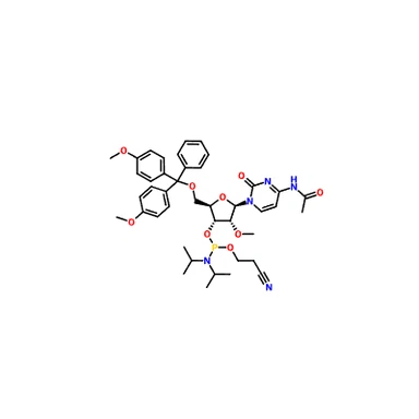 CAS 199593-09-4 | N-Acetyl-5'-O-(4,4-dimethoxytrityl)-2'-O-methylcytidine-3'-(2-cyanoethyl-N,N-diisopropyl)phosphoramidite