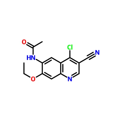 CAS 848133-76-6 | N-(4-Chloro-3-cyano-7-ethoxy-6-quinolinyl) Acetamide