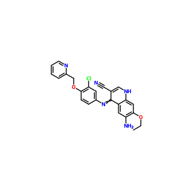 CAS 848139-78-6 | 6-amino-4-(3-chloro-4-(pyridin-2-ylmethoxy)phenylamino)-7-ethoxyquinoline-3-carbonitrile