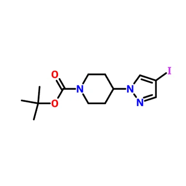 CAS 877399-73-0 | 1-Piperidinecarboxylic Acid, 4-(4-iodo-1H-pyrazol-1-yl)-, 1,1-dimethylethyl Ester