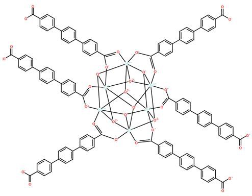 CAS:1072413-85-4丨Zirconium, Tetra-μ3-hydroxytetra-μ3-oxohexakis[μ-[[1,1':4',1''-terphenyl]-4,4''-dicarboxylato(2-)-κO4:κO'4]]hexa-