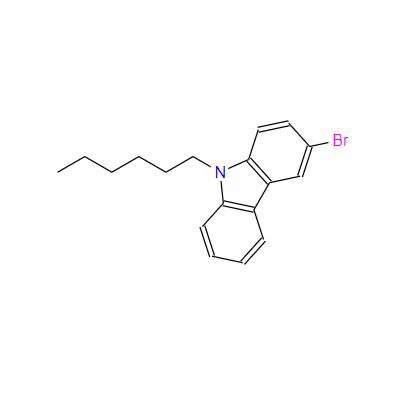 CAS:156972-74-6丨9H-Carbazole, 3-bromo-9-hexyl-