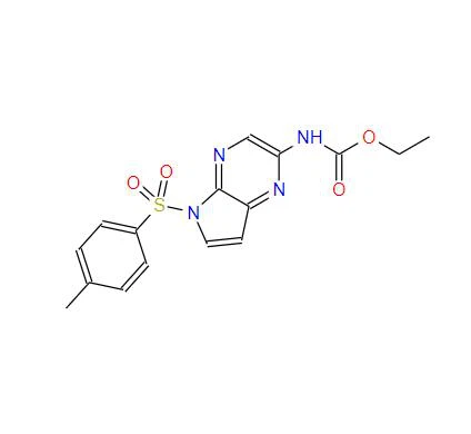 CAS:1869118-24-0丨Carbamic Acid,N-[5-[(4-methylphenyl)sulfonyl]-5H-pyrrolo[2,3-b]pyrazin-2-yl]-, Ethyl Este