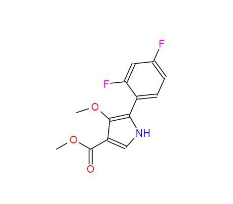 CAS:1902955-29-6丨methyl 5-(2,4-difluorophenyl)-4-methoxy-1H-pyrrole-3-carboxylate