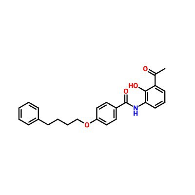 CAS:136450-06-1 | N-(3-Acetyl-2-hydroxyphenyl)-4-(4-phenylbutoxy)benzamide