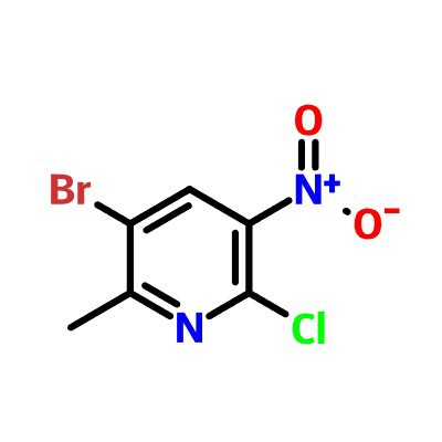 CAS:186413-75-2 | 3-Bromo-6-chloro-2-methyl-5-nitropyridine