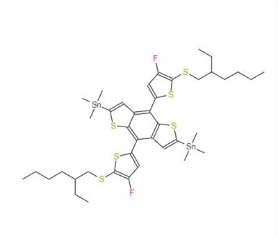 CAS:2226464-70-4丨Stannane, 1,1'-[4,8-bis[5-[(2-ethylhexyl)thio]-4-fluoro-2-thienyl]benzo[1,2-b:4,5-b']dithiophene-2,6-diyl]bis[1,1,1-trimethyl-