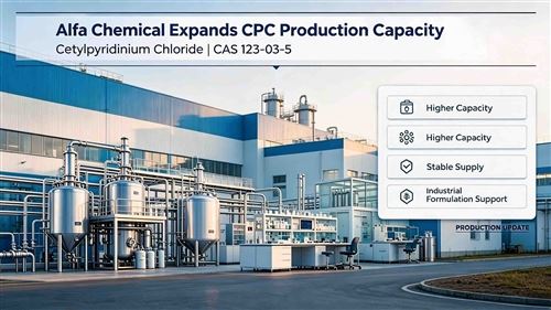Alfa Chemical Expands CPC Production Capacity | Cetylpyridinium Chloride CAS ...