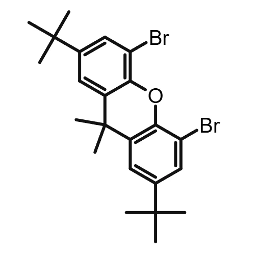 CAS:130525-43-8丨4,5-DIBROMO-2,7-DI-TERT-BUTYL-9,9-DIMETHYLXANTHENE